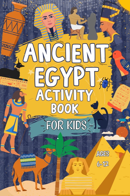 Ancient Egypt Activity & Puzzle Book For Kids cover